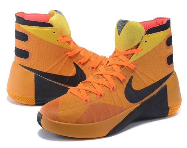 Nike Hyperdunk 2015 Mid Orange Yellow Black Discount Code